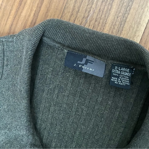 Olive Oversized Vintage Sweater - Picture 5 of 5